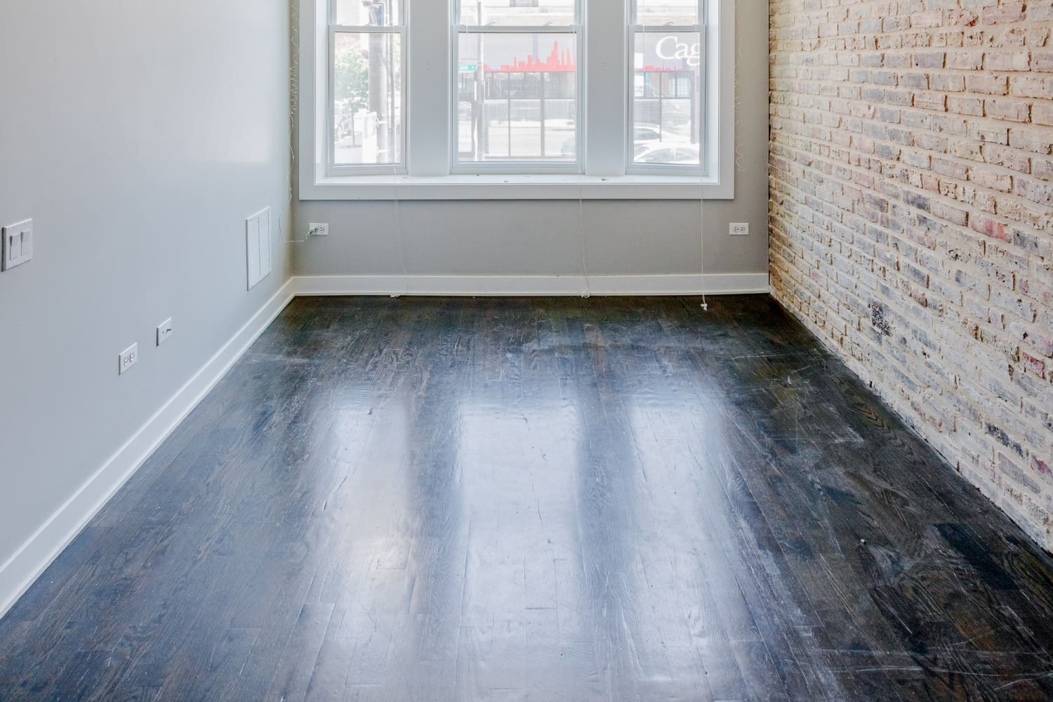 Before & After One Narrow Space a Living Room, Dining Room